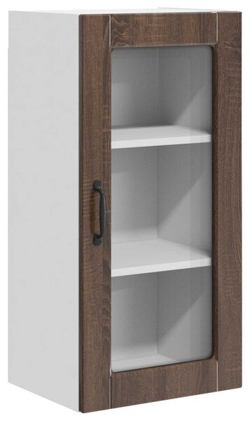 Konyhaszekrény 2 pcs Barna Tölgy 40 x 31 x 80 cm Faanyag