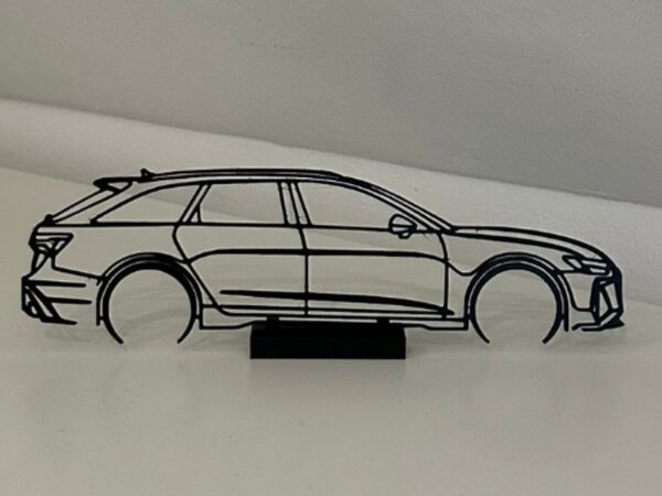 Audi RS6 faldekoráció