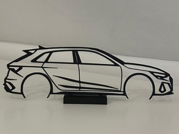 Audi RS3 faldekoráció