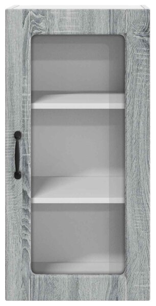Konyhaszekrény 2 pcs Szürke Sonoma 40 x 31 x 80 cm Faanyag