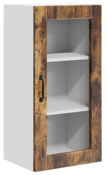 Konyhaszekrény 2 pcs Füstölt tölgy 40 x 31 x 80 cm Faanyag