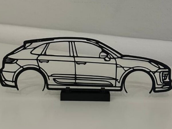 Porsche Macan faldekoráció