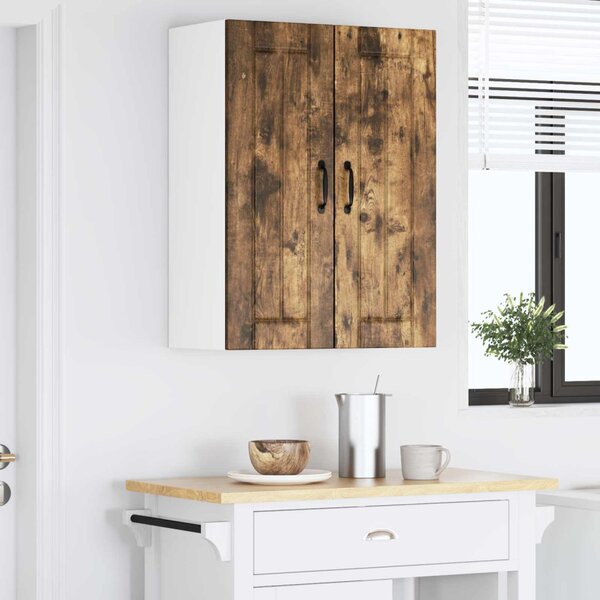 Konyhaszekrény 2 pcs Füstölt tölgy 30 x 31 x 80 cm Faanyag