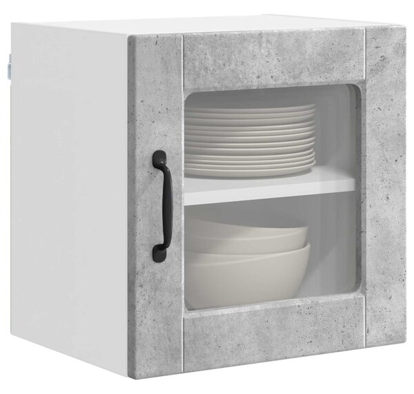 Konyhaszekrény polcokkal Beton Szürke 40 x 31 x 40 cm Faanyag