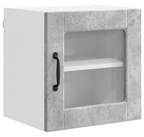 Konyhaszekrény polcokkal Beton Szürke 40 x 31 x 40 cm Faanyag