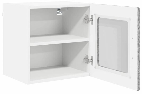 Mosogatógép panel 2 pcs Szürke Sonoma 40 x 31 x 40 cm Faanyag