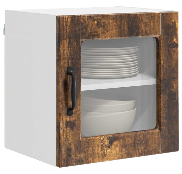 Mosogatógép panel 2 pcs Füstölt tölgy 40 x 31 x 40 cm Faanyag