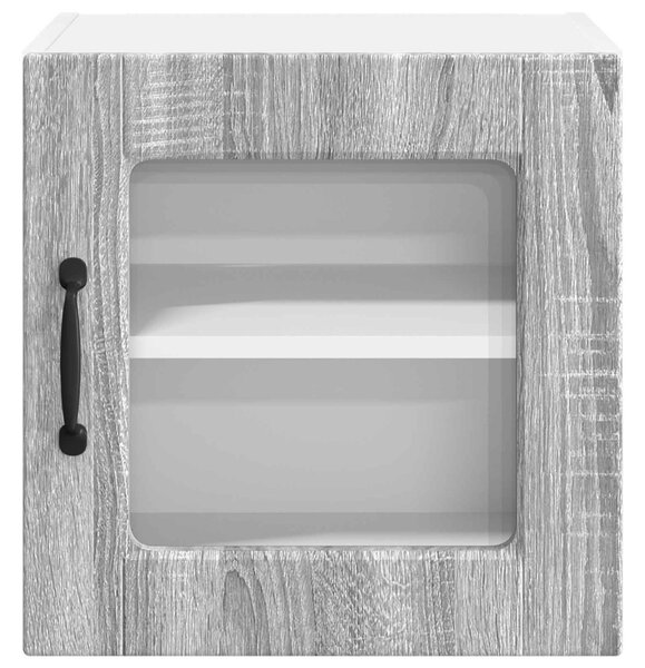 Mosogatógép panel 2 pcs Szürke Sonoma 40 x 31 x 40 cm Faanyag