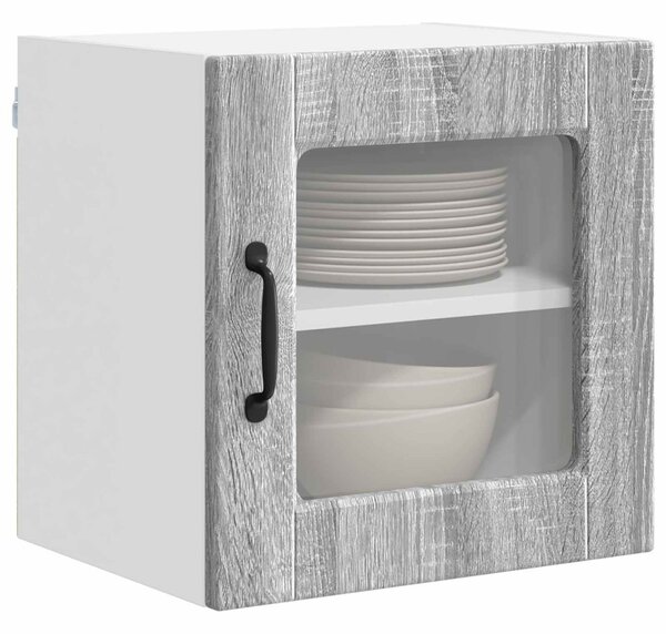Mosogatógép panel 2 pcs Szürke Sonoma 40 x 31 x 40 cm Faanyag