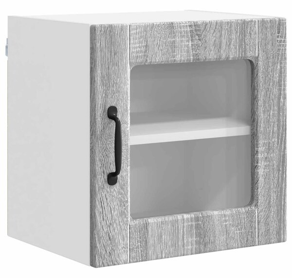 Mosogatógép panel 2 pcs Szürke Sonoma 40 x 31 x 40 cm Faanyag