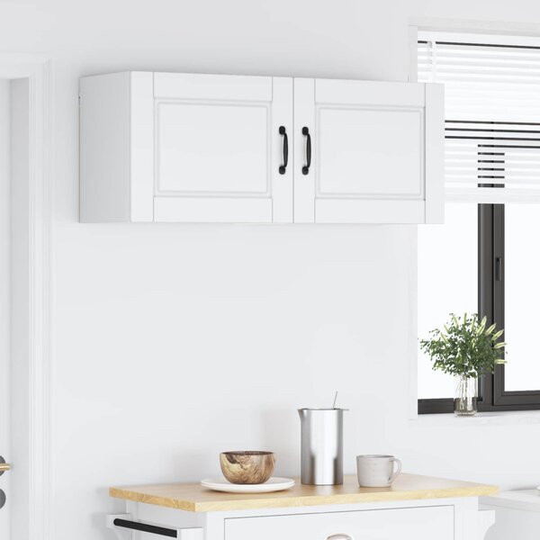 Konyhaszekrény polcokkal 2 pcs Fehér 50 x 31 x 40 cm Faanyag