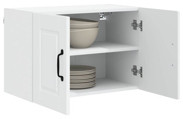 Konyhaszekrény polcokkal 2 pcs Fehér 60 x 31 x 40 cm Faanyag
