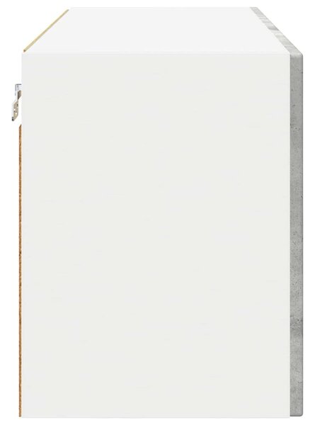 Mosogatógép panel ajtóval Beton Szürke 80 x 31 x 40 cm Faanyag