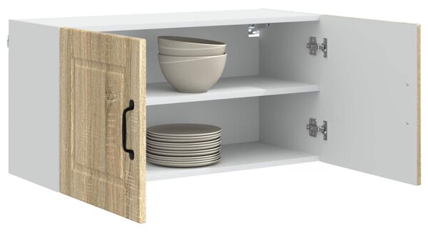 Konyhaszekrény polcokkal Sonoma tölgy 80 x 31 x 40 cm Faanyag