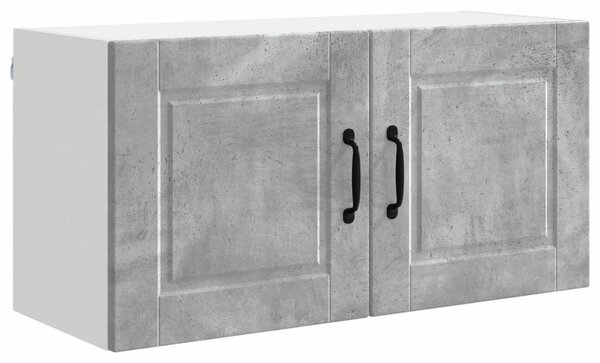 Konyhaszekrény polcokkal Beton Szürke 80 x 31 x 40 cm Faanyag