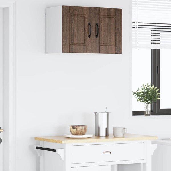 Konyhaszekrény polcokkal Barna Tölgy 60 x 31 x 40 cm Faanyag