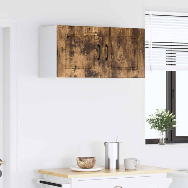 Konyhaszekrény polcokkal Füstölt tölgy 80 x 31 x 40 cm Faanyag
