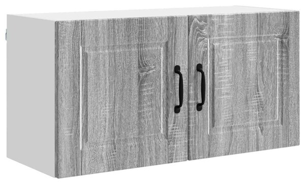 Konyhaszekrény polcokkal Szürke Sonoma 80 x 31 x 40 cm Faanyag