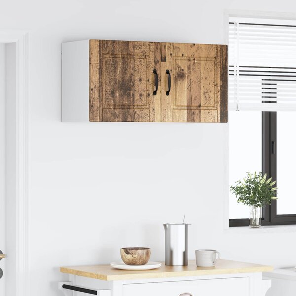 Konyhaszekrény polcokkal Öreg fa 80 x 31 x 40 cm Faanyag