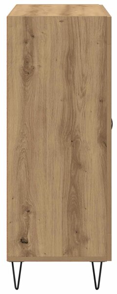 VidaXL Széf Kézműves Tölgy 69,5 x 34 x 90 cm Mérnöki fa
