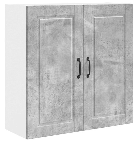 Konyhaszekrény polcokkal Beton Szürke 80 x 31 x 80 cm Faanyag
