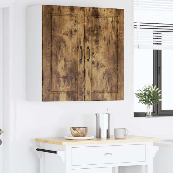 Konyhaszekrény polcokkal Füstölt tölgy 80 x 31 x 80 cm Faanyag