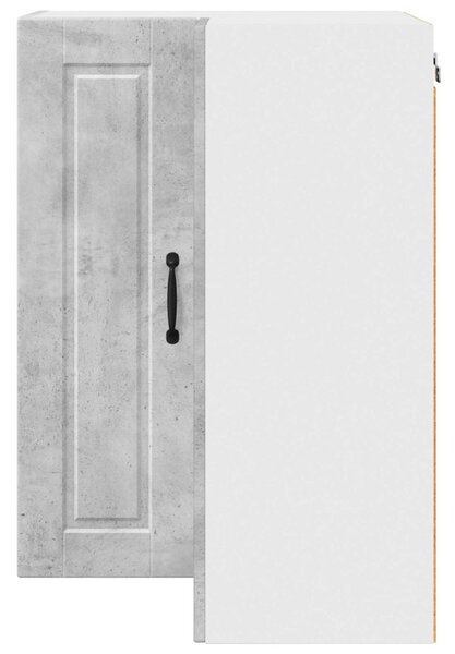 Konyhaszekrény polcokkal Beton Szürke 57 x 57 x 80 cm Faanyag