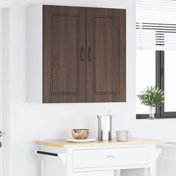 Konyhaszekrény polcokkal Barna Tölgy 80 x 31 x 80 cm Faanyag