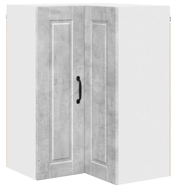 Konyhaszekrény polcokkal Beton Szürke 57 x 57 x 80 cm Faanyag