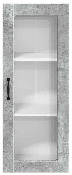 Konyhaszekrény polcokkal Beton Szürke 40 x 31 x 100 cm Faanyag