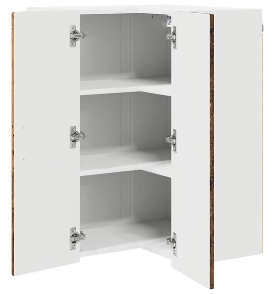 Konyhaszekrény polcokkal Öreg fa 57 x 57 x 80 cm Faanyag