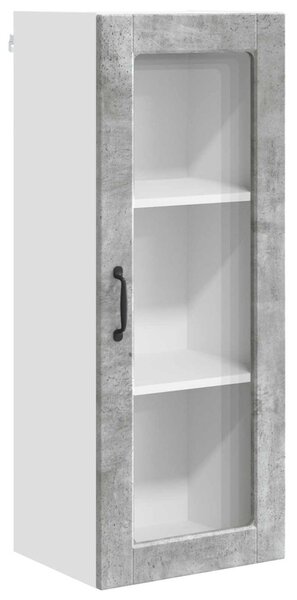 Konyhaszekrény polcokkal Beton Szürke 40 x 31 x 100 cm Faanyag