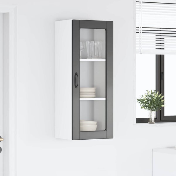 Konyhaszekrény polcokkal Fekete 40 x 31 x 100 cm Faanyag