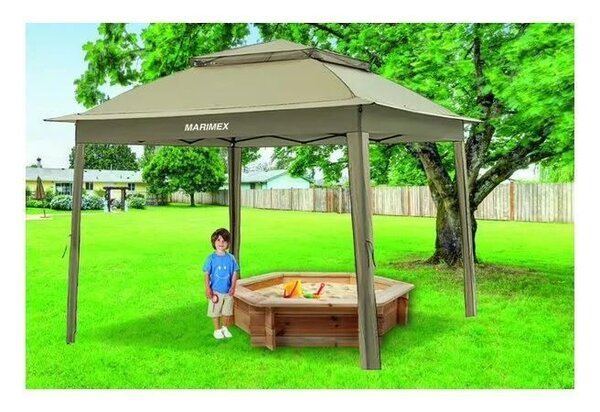 Marimex Vista kerti pavilon, bézs színben, 3 x 3 x 2,9 m