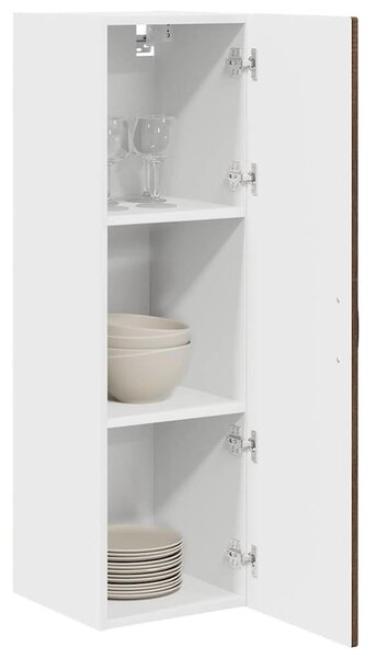 Konyhaszekrény polcokkal Barna Tölgy 30 x 31 x 100 cm Faanyag