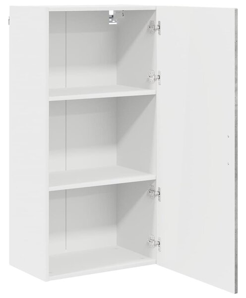 Konyhaszekrény polcokkal Beton Szürke 50 x 31 x 100 cm Faanyag
