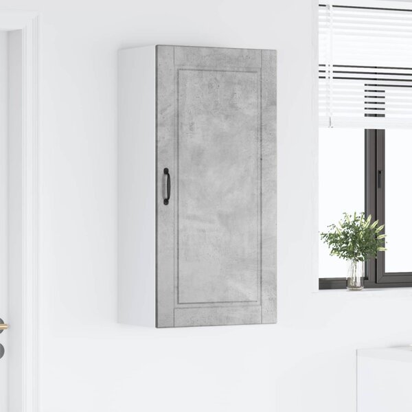 Konyhaszekrény polcokkal Beton Szürke 50 x 31 x 100 cm Faanyag