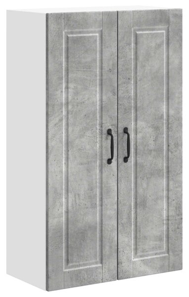 Konyhaszekrény polcokkal Beton Szürke 60 x 31 x 100 cm Faanyag