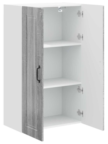Konyhaszekrény polcokkal Szürke Sonoma 60 x 31 x 100 cm Faanyag