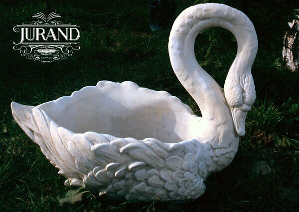 SWAN virágcserép, 60 x 40 x 70 cm, szabadalmaztatott FineCrete műkőből, kiváló minőségű és tartós, betonszerű anyagból, 13 választható színben, kertbe / teraszra / otthonra, dekoratív és funkcionális virágcserép!
