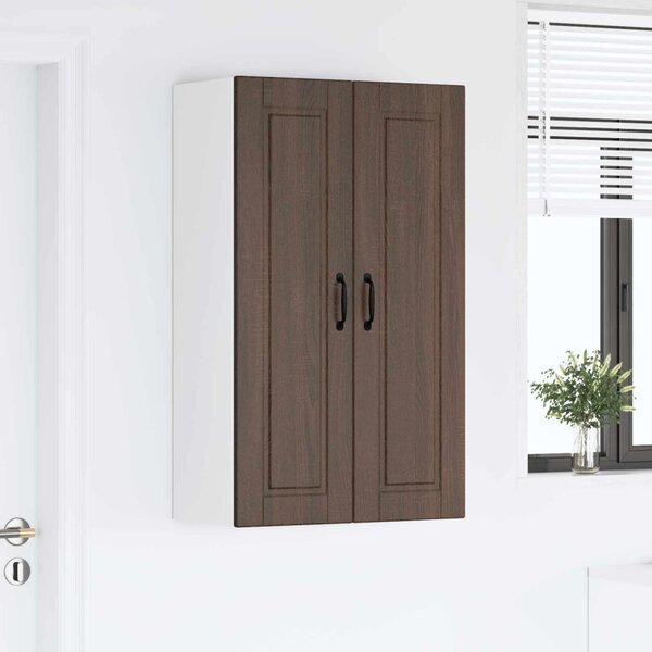 Konyhaszekrény polcokkal Barna Tölgy 60 x 31 x 100 cm Faanyag