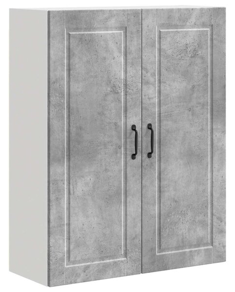 Konyhaszekrény polcokkal Beton Szürke 80 x 31 x 100 cm Faanyag
