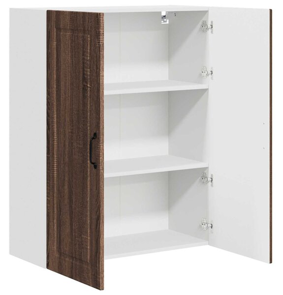 Konyhaszekrény polcokkal Barna Tölgy 80 x 31 x 100 cm Faanyag