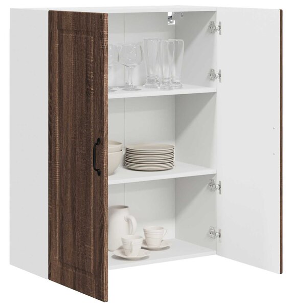 Konyhaszekrény polcokkal Barna Tölgy 80 x 31 x 100 cm Faanyag