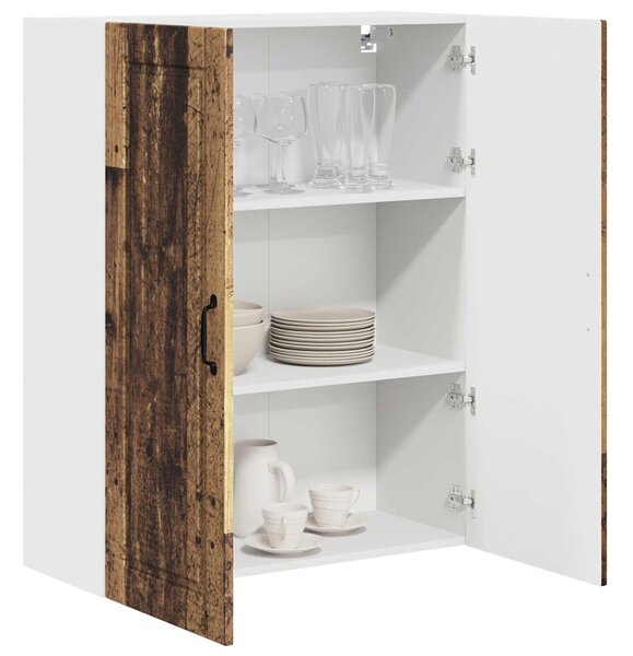 Konyhaszekrény polcokkal Öreg fa 80 x 31 x 100 cm Faanyag