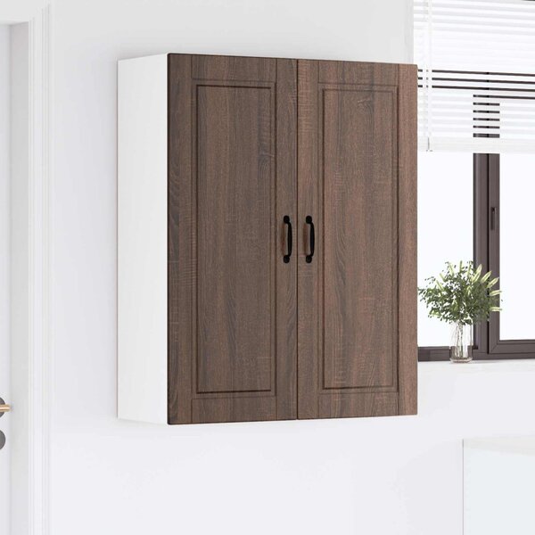 Konyhaszekrény polcokkal Barna Tölgy 80 x 31 x 100 cm Faanyag