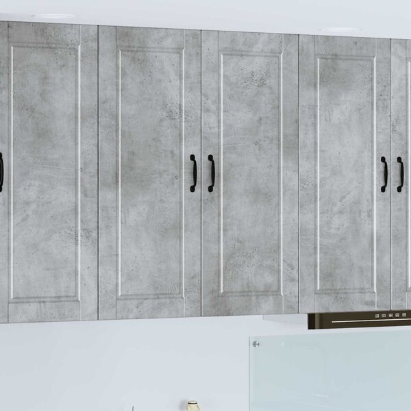 Konyhaszekrény polcokkal Beton Szürke 80 x 31 x 100 cm Faanyag