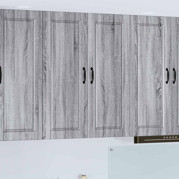 Konyhaszekrény polcokkal Szürke Sonoma 80 x 31 x 100 cm Faanyag