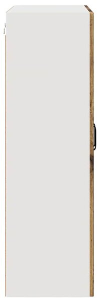 Fali üveges szekrény PORTO Öreg fa 80 x 31 x 100 cm Faanyag