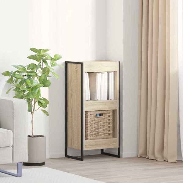 Könyvespolc Sonoma 80 x 30 x 155 cm Faanyag